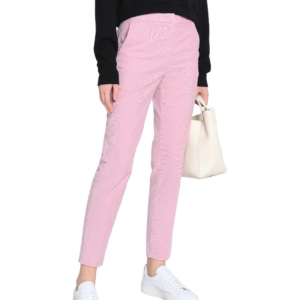 MSGM cotton corduroy pink pants